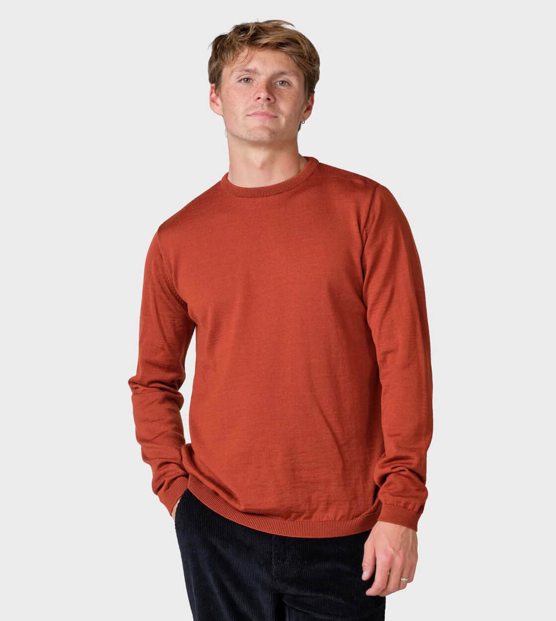 Klitmoller Knit Basic Merino red rust