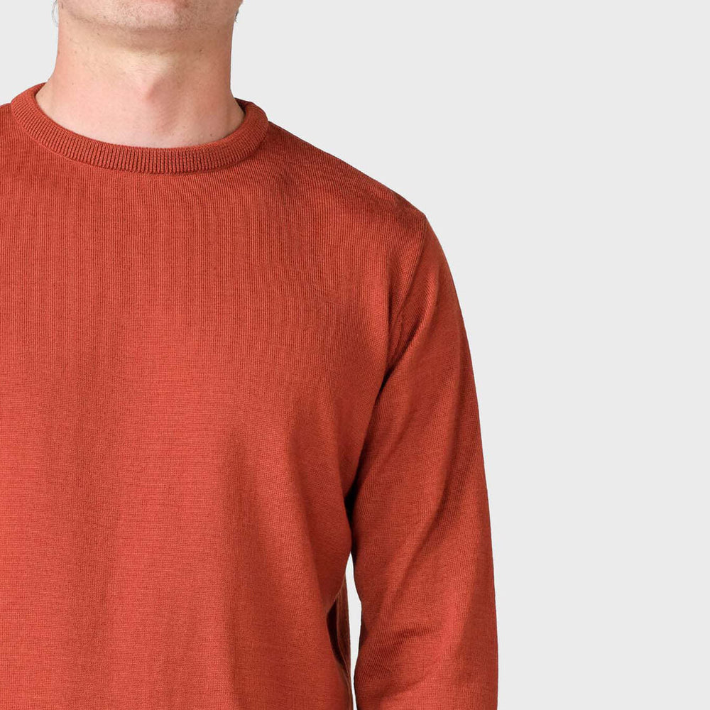 
                      
                        Klitmoller Knit Basic Merino red rust
                      
                    