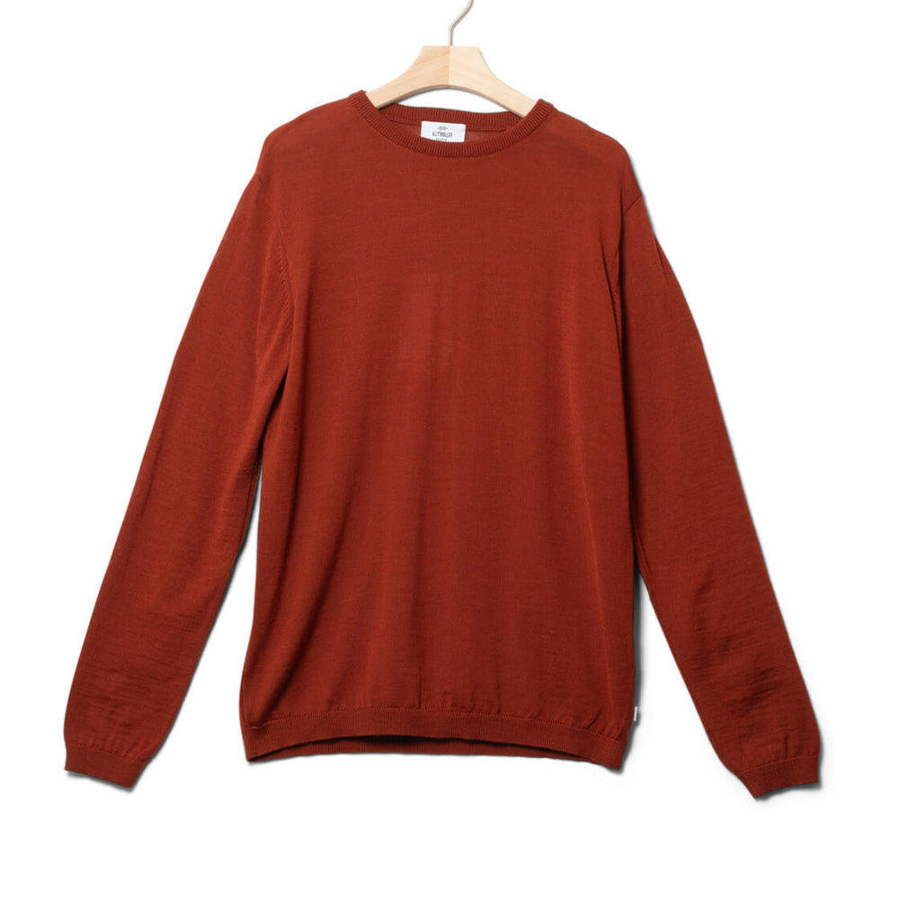 Klitmoller Knit Basic Merino red rust