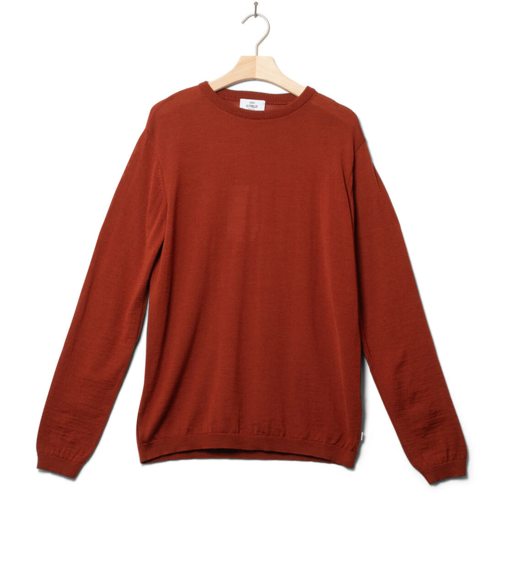 Klitmoller Knit Basic Merino red rust
