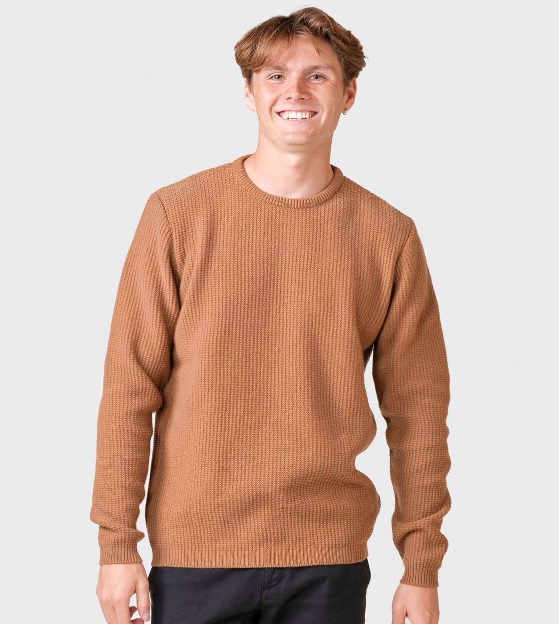 Klitmoller Knit Frede brown camel