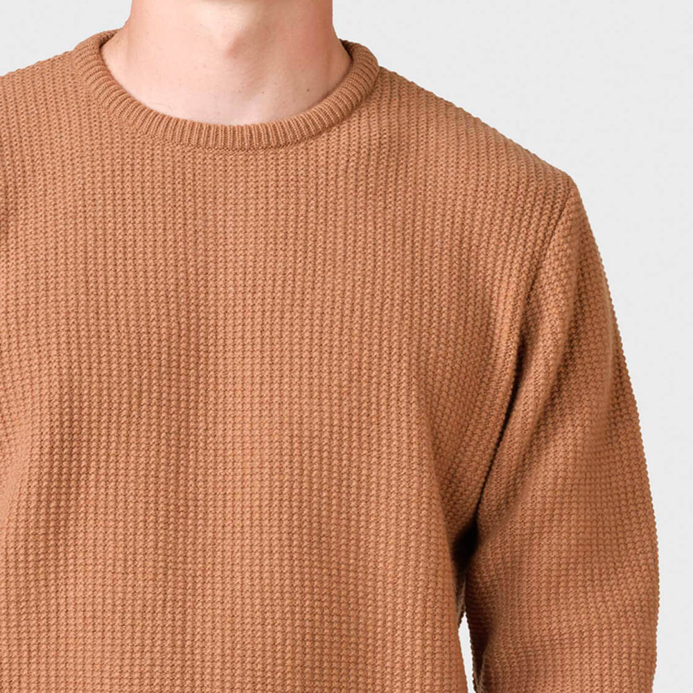 
                      
                        Klitmoller Knit Frede brown camel
                      
                    