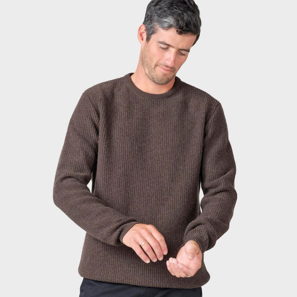 Klitmoller Knit Frede brown taupe