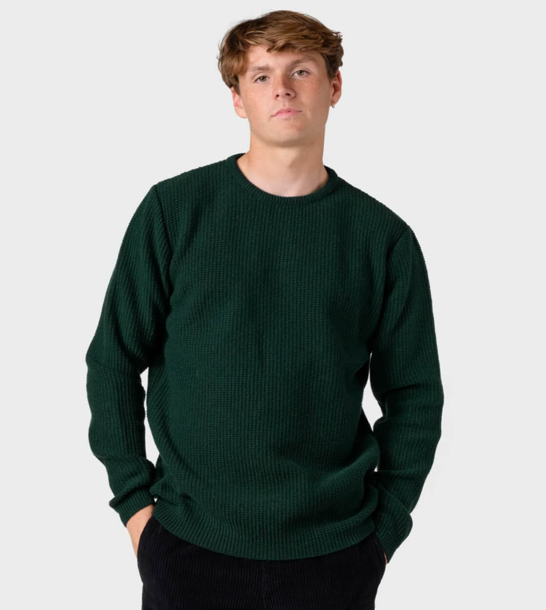 Klitmoller Knit Frede green moss