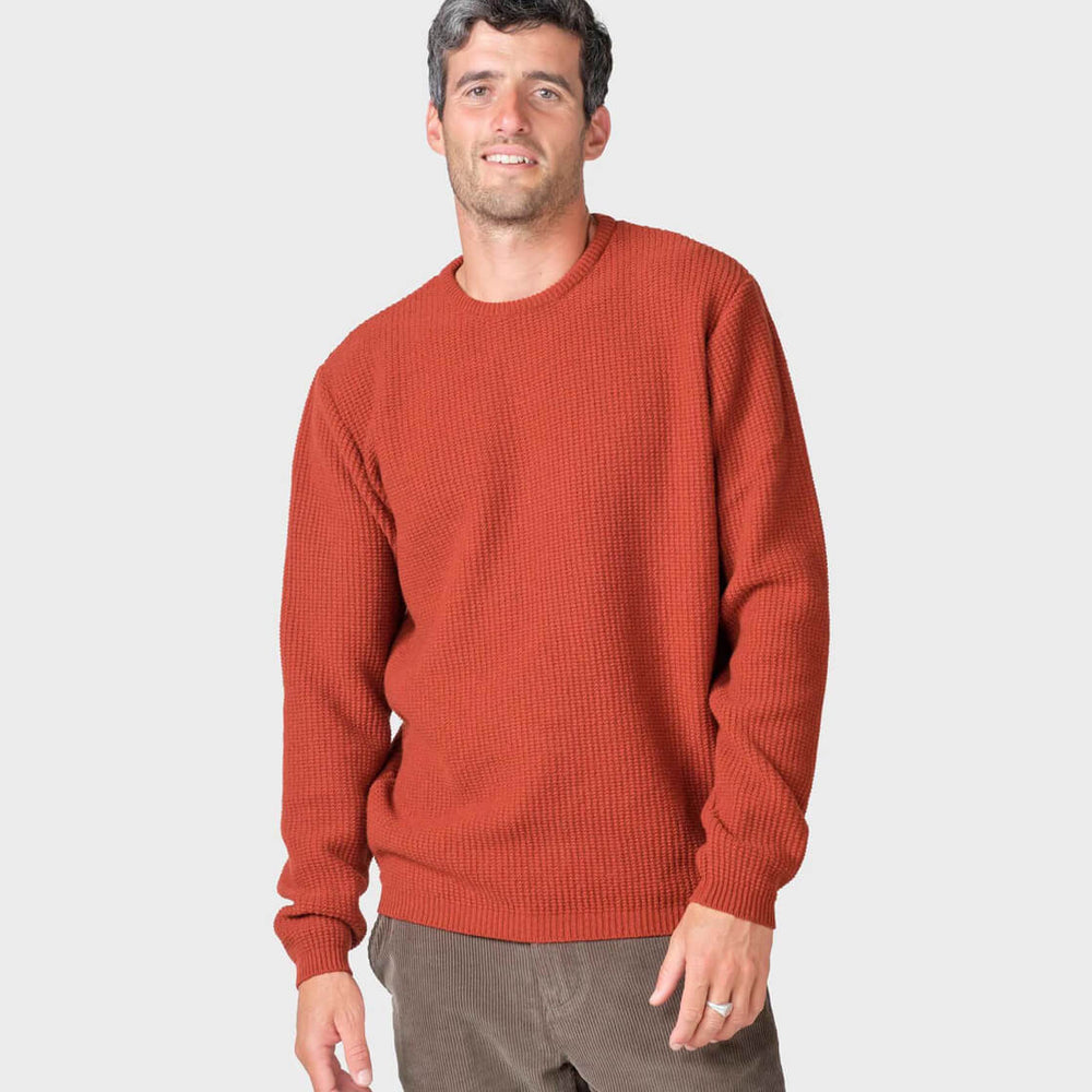 Klitmoller Knit Frede red rust