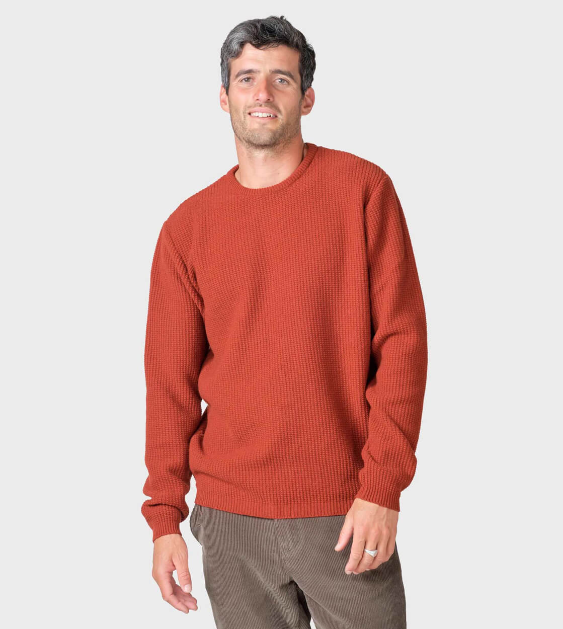 Klitmoller Knit Frede red rust