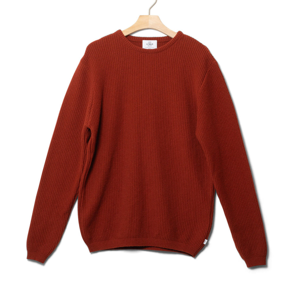Klitmoller Knit Frede red rust