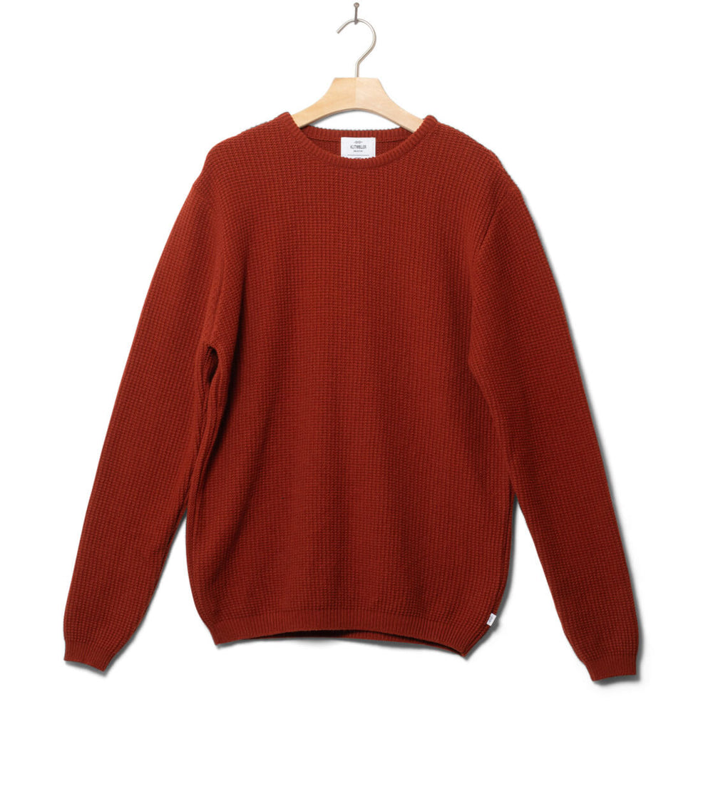 Klitmoller Knit Frede red rust