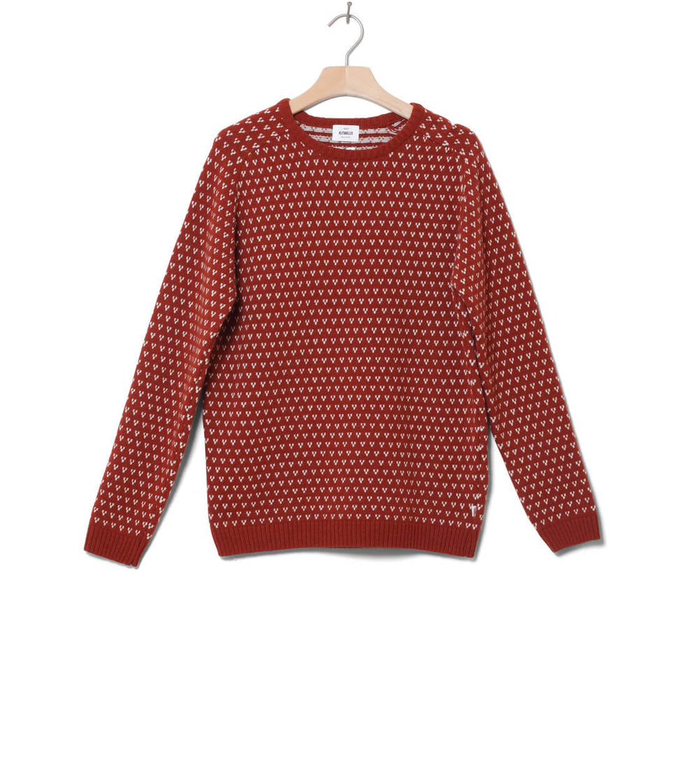Klitmoller Knit Hugo orange rust cream