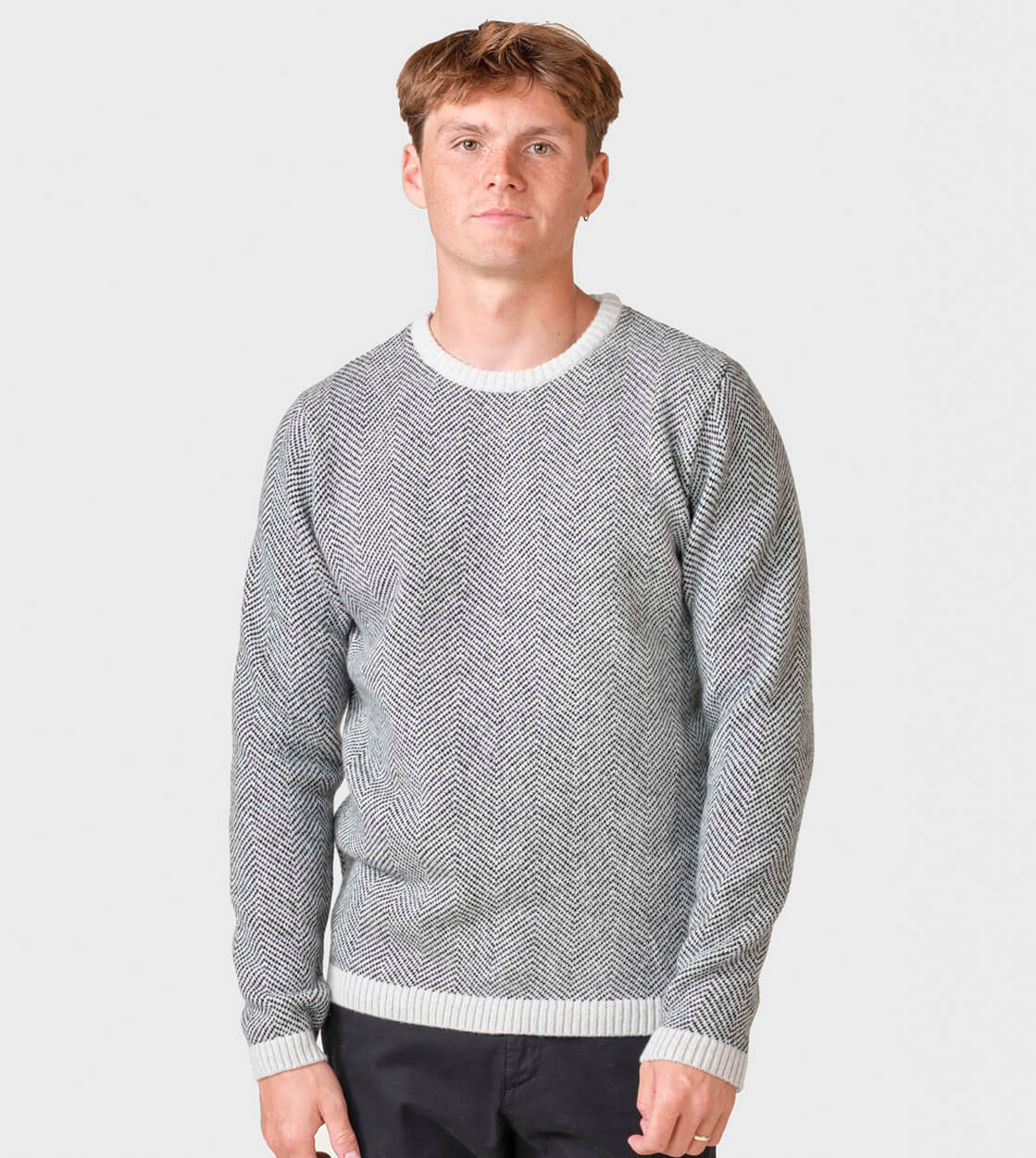 Klitmoller Knit Keld grey pastel black