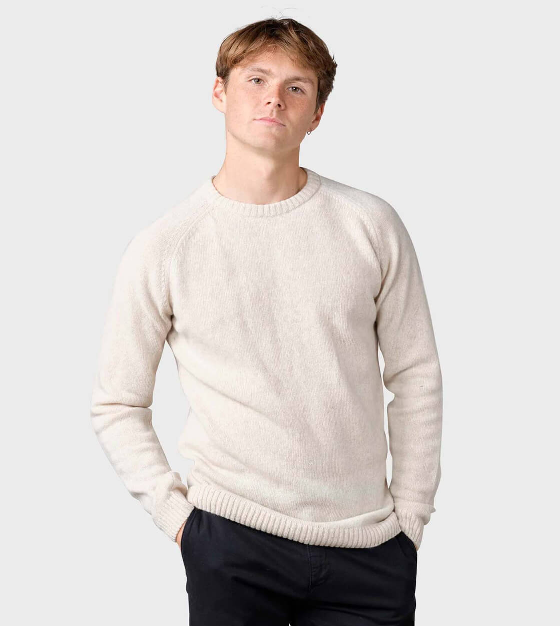 Klitmoller Knit Ole beige pastel sand