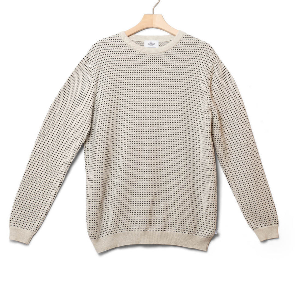 Klitmoller Knit Otto grey cream/navy