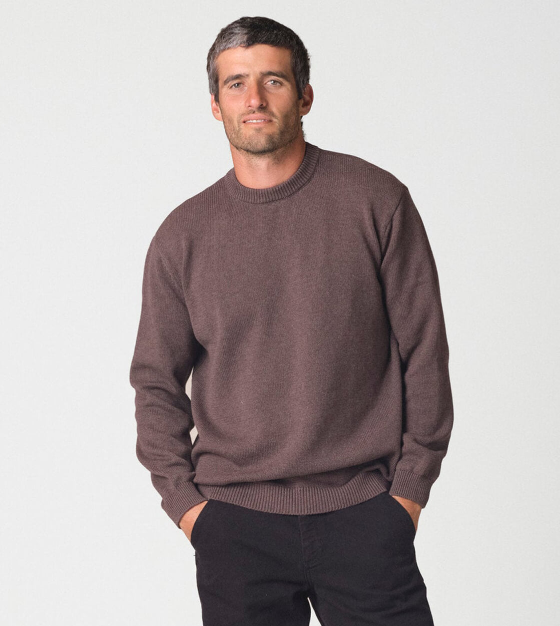 Klitmoller Knit Owen brown taupe