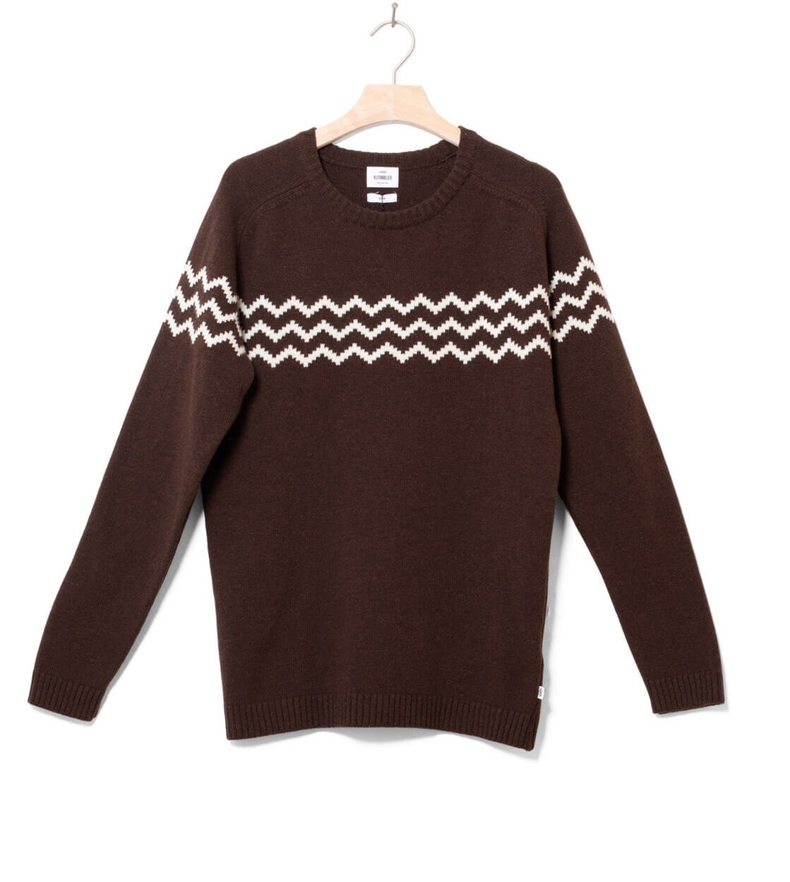 Klitmoller Knit Toke brown earth/cream