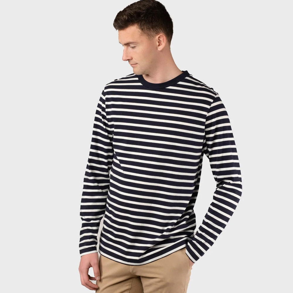 Klitmoller Longsleeve Krister blue navy/cream