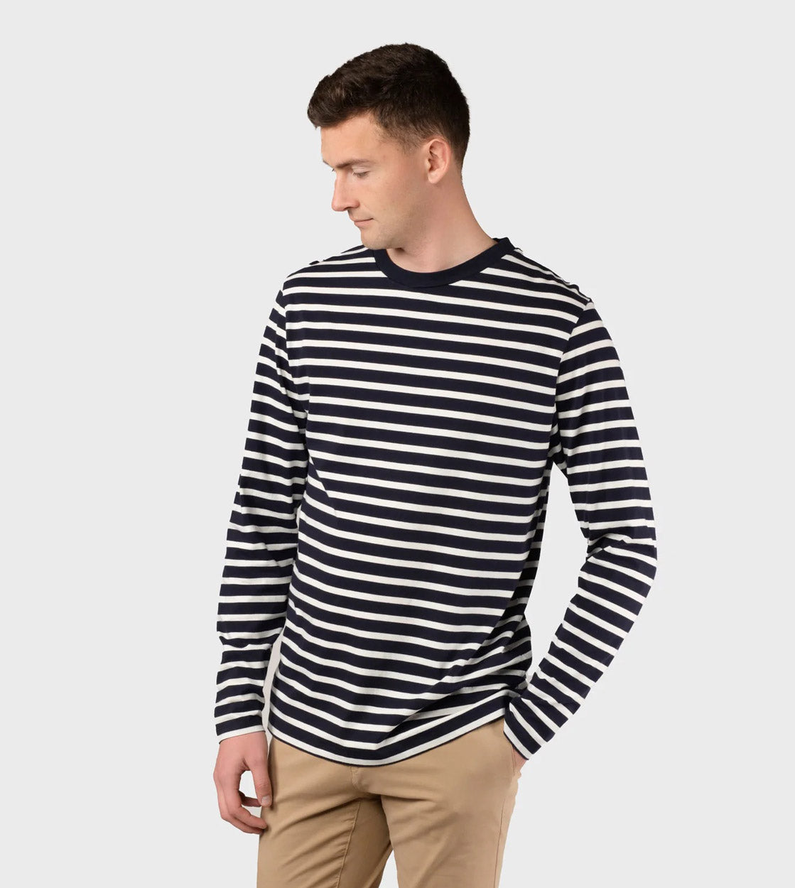 Klitmoller Longsleeve Krister blue navy/cream