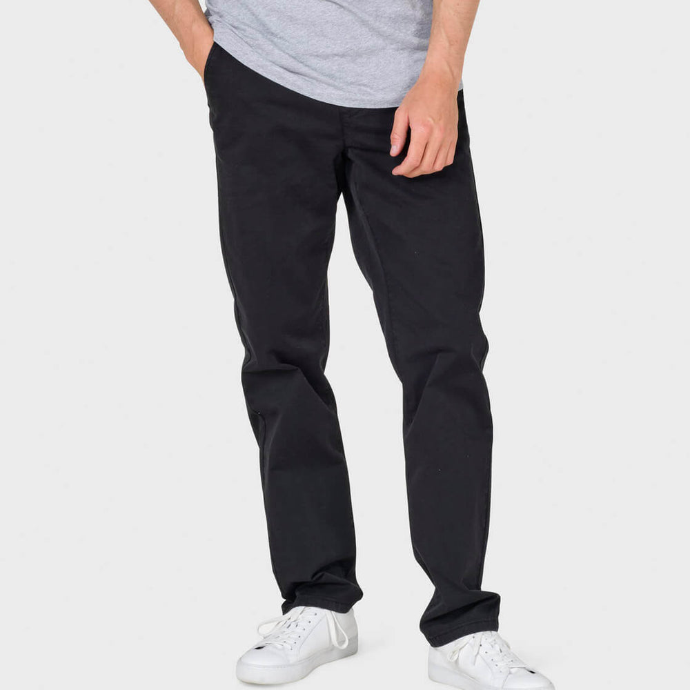 Klitmoller Pants Allan Chino Twill black