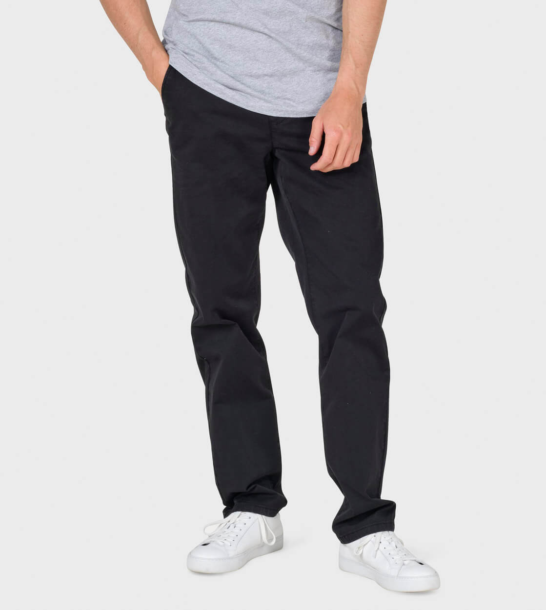 Klitmoller Pants Allan Chino Twill black