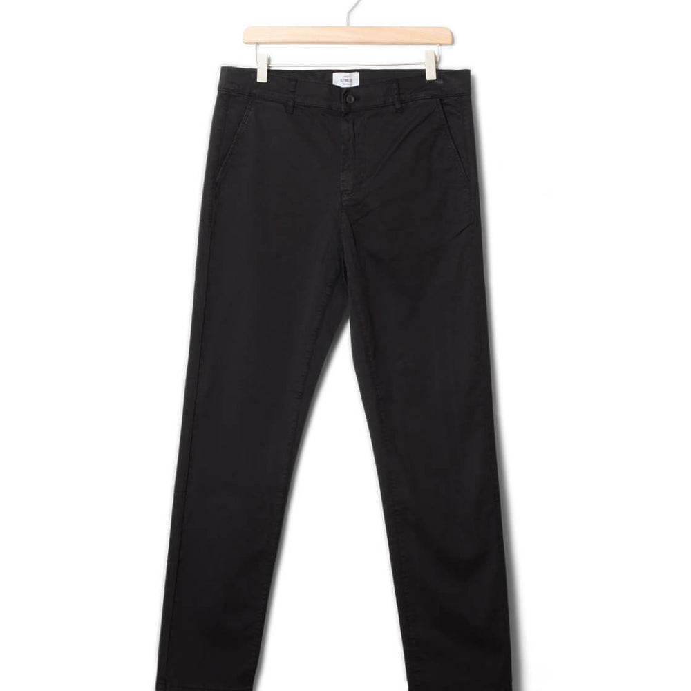 Klitmoller Pants Allan Chino Twill black