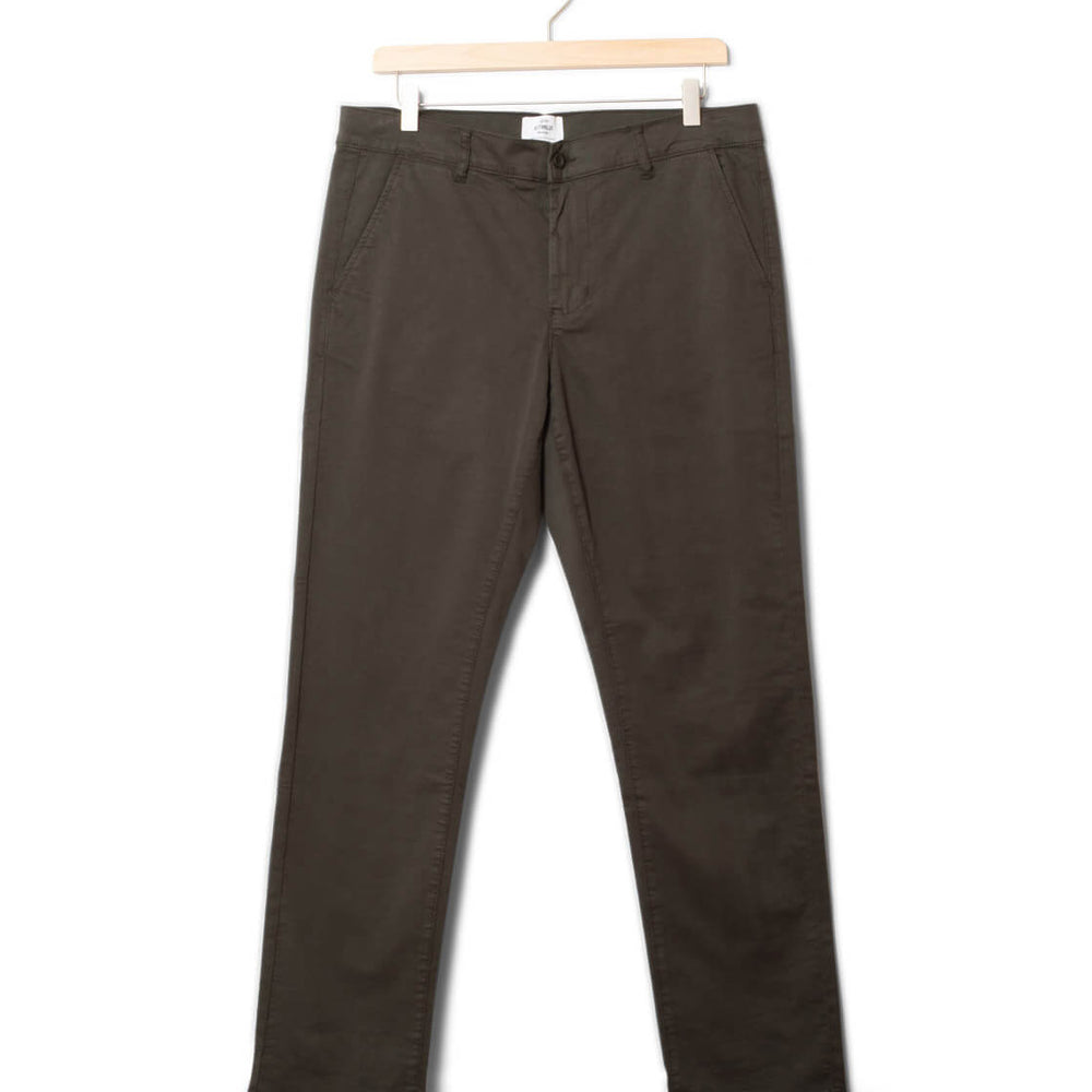 Klitmoller Pants Allan Chino Twill green olive