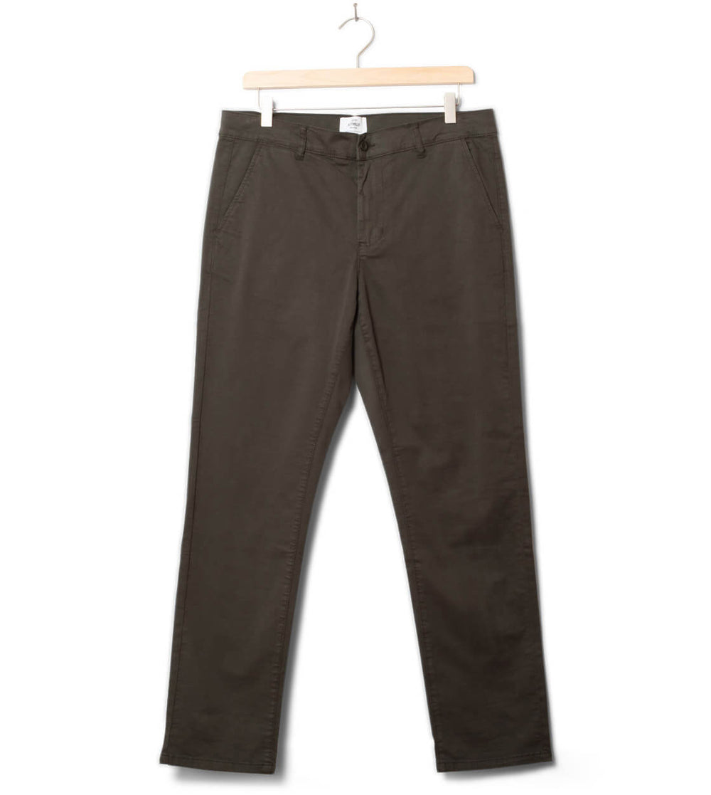 Klitmoller Pants Allan Chino Twill green olive