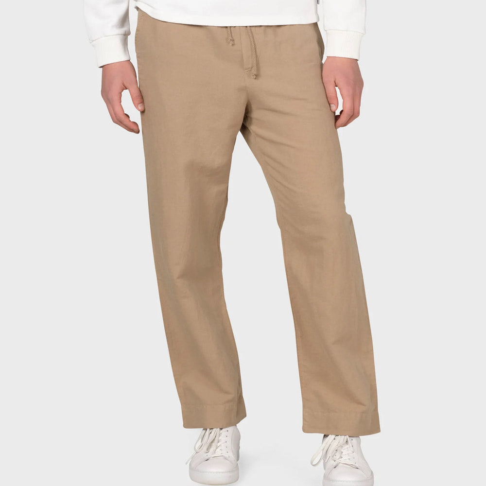 Klitmoller Pants Jens Linen beige sand