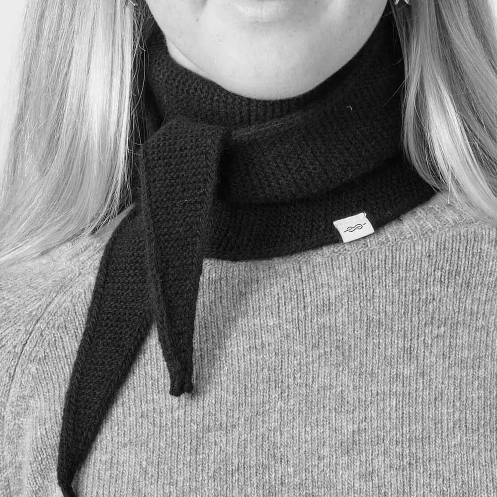 Klitmoller Scarf Violet Small Knit red burgundy