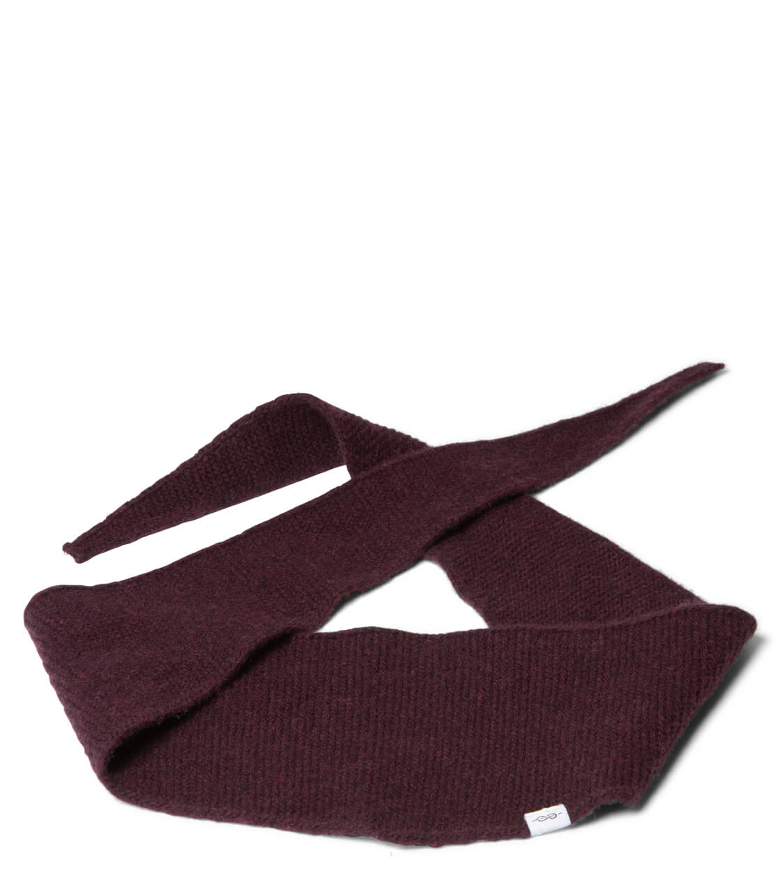 Klitmoller Scarf Violet Small Knit red burgundy
