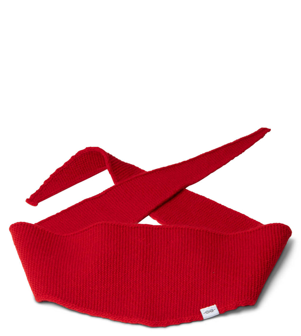 Klitmoller Scarf Violet Small Knit red