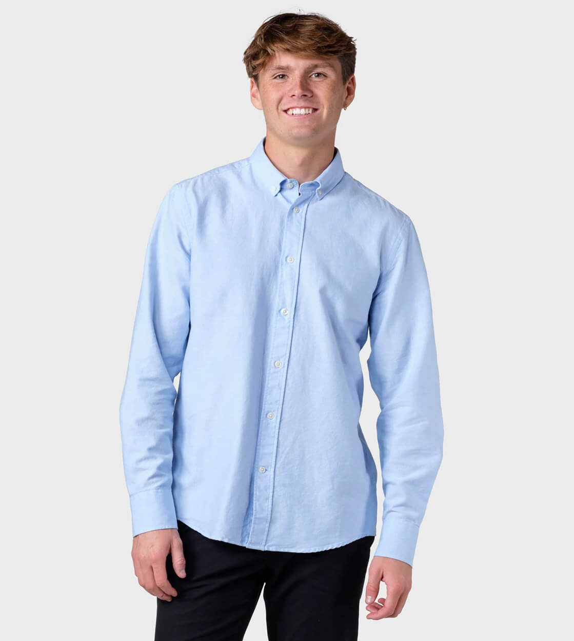 Klitmoller Shirt Basic blue melange