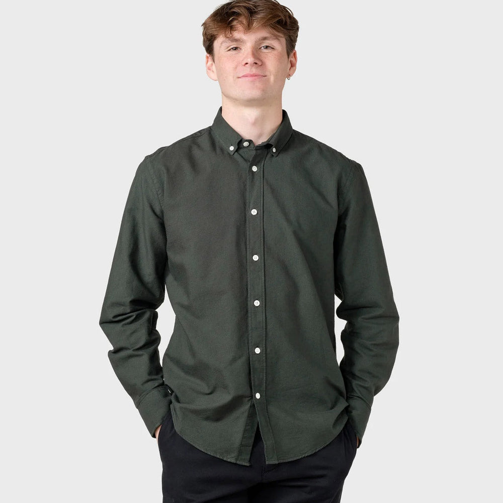 Klitmoller Shirt Basic green olive