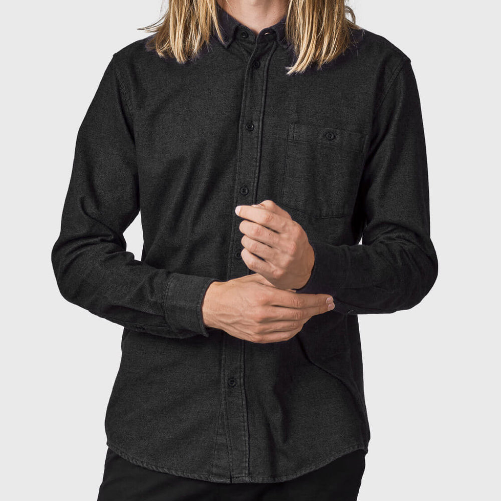 Klitmoller Shirt Benjamin Cord black