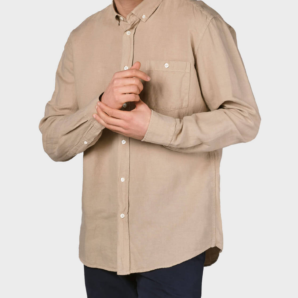 Klitmoller Shirt Benjamin Linen beige sand