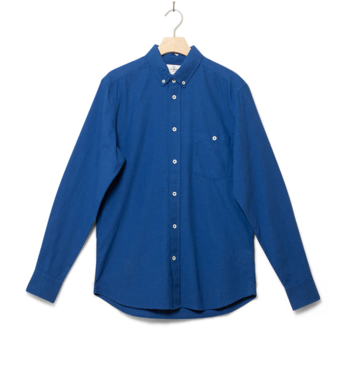 Klitmoller Shirt Benjamin Linen blue surf
