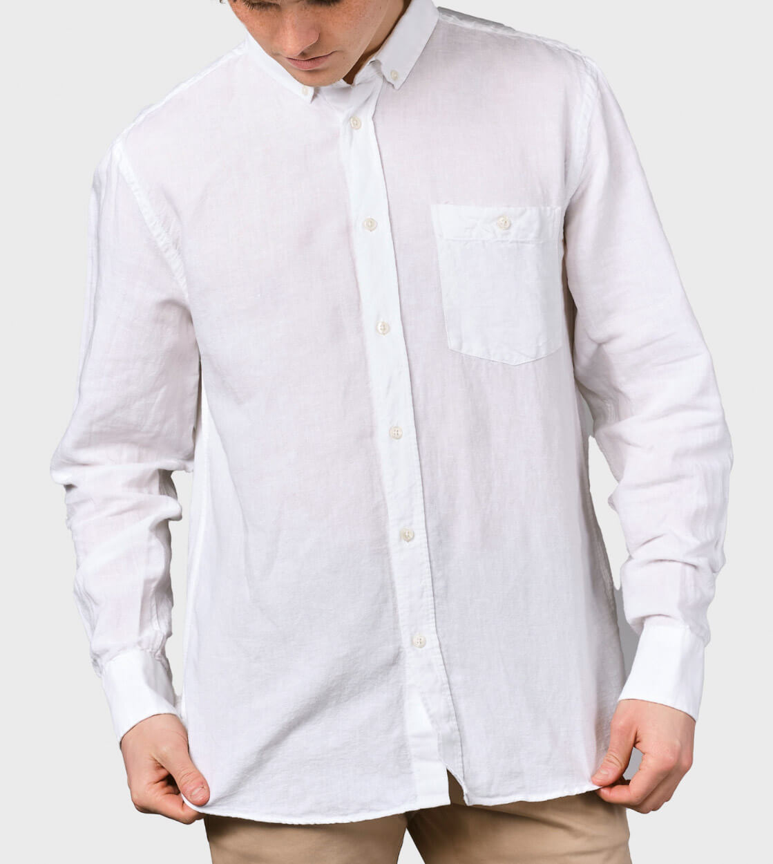 Klitmoller Shirt Benjamin Linen white