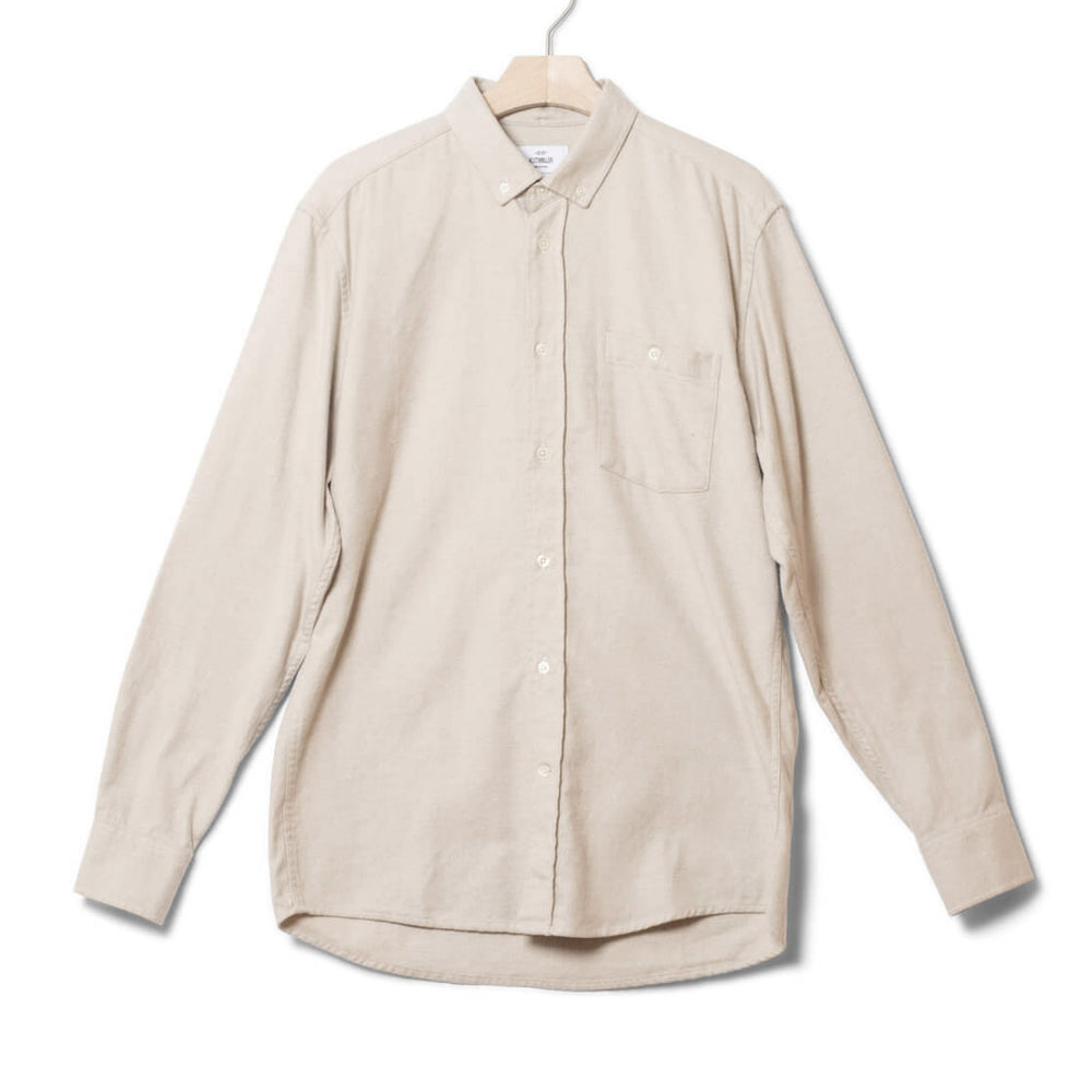 Klitmoller Shirt Benjamin Lumber beige sand melange