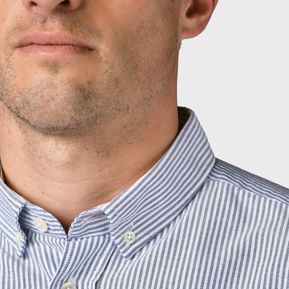 
                      
                        Klitmoller Shirt Benjamin Stripped white/navy
                      
                    