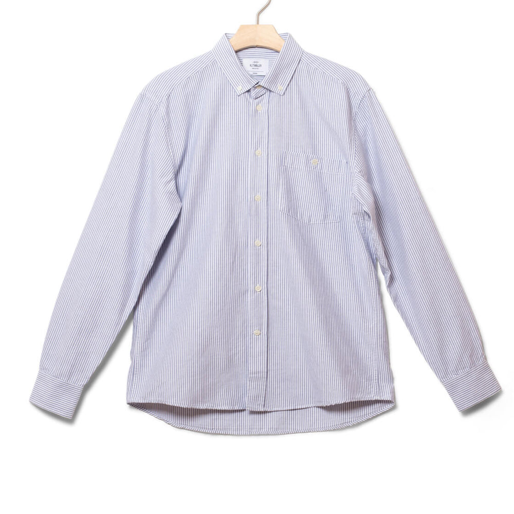 Klitmoller Shirt Benjamin Stripped white/navy