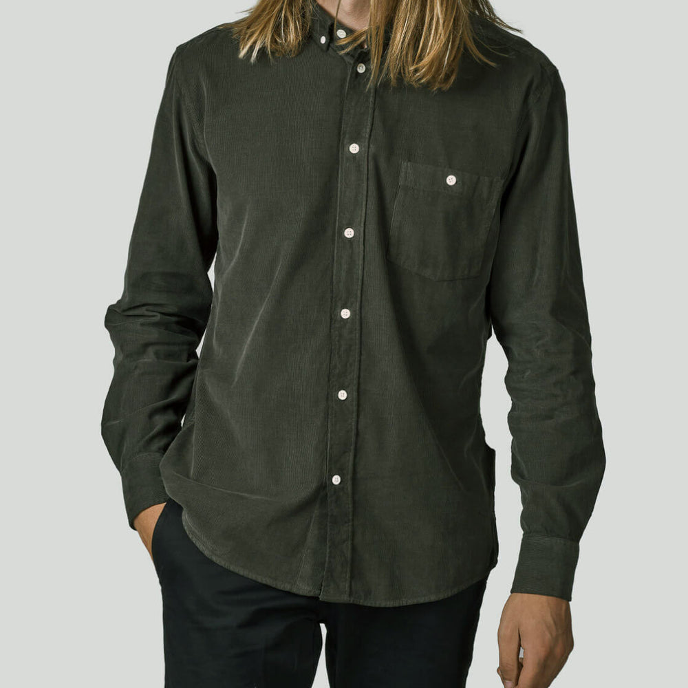 Klitmoller Shirt Benjamin green olive