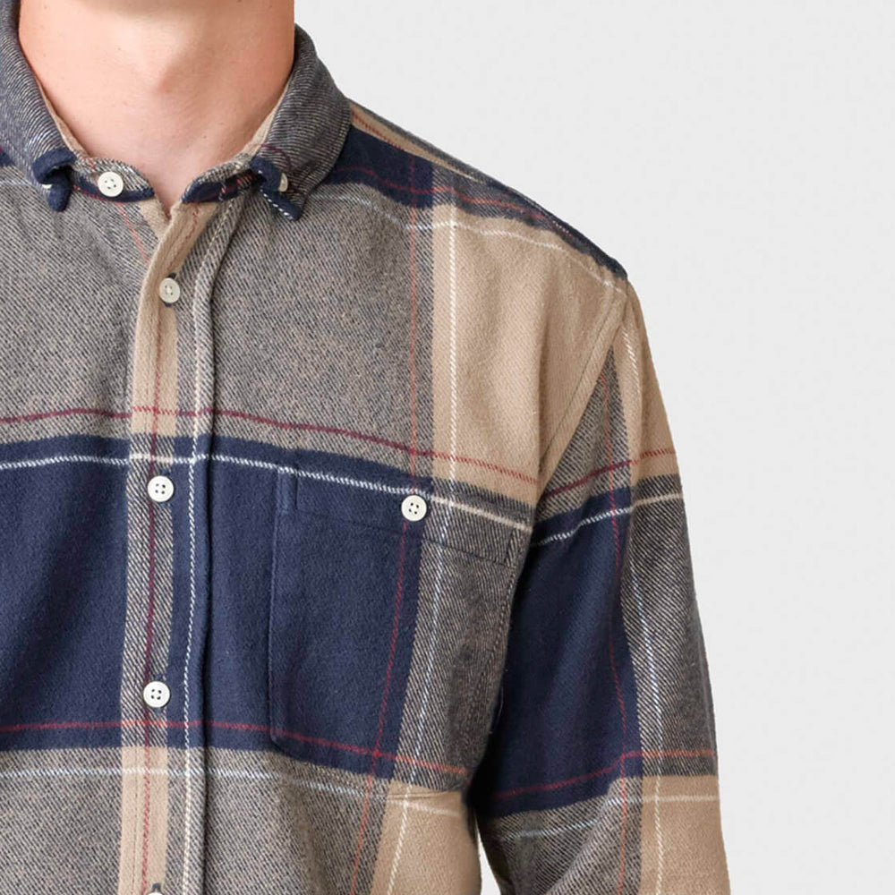 
                      
                        Klitmoller Shirt Claus beige sand/navy/red
                      
                    