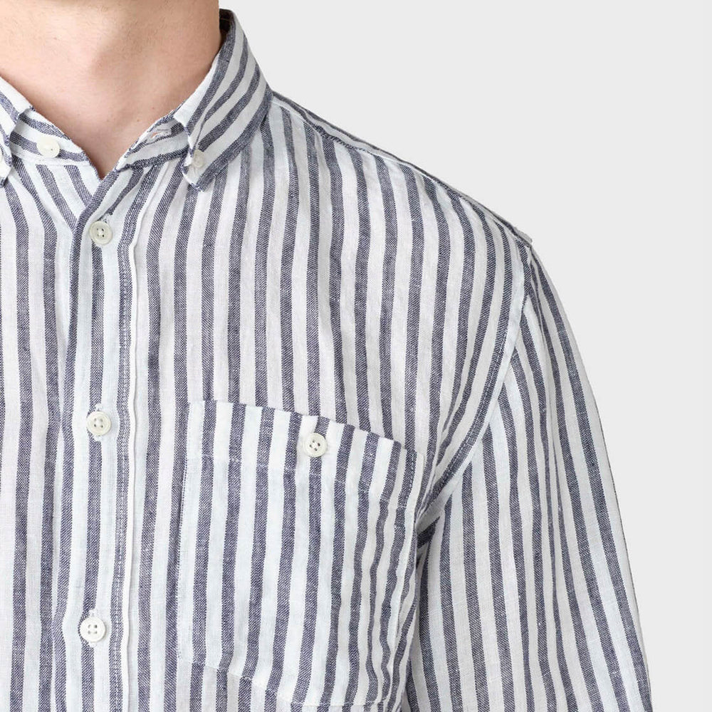 
                      
                        Klitmoller Shirt Dennis Striped white cream/navy
                      
                    