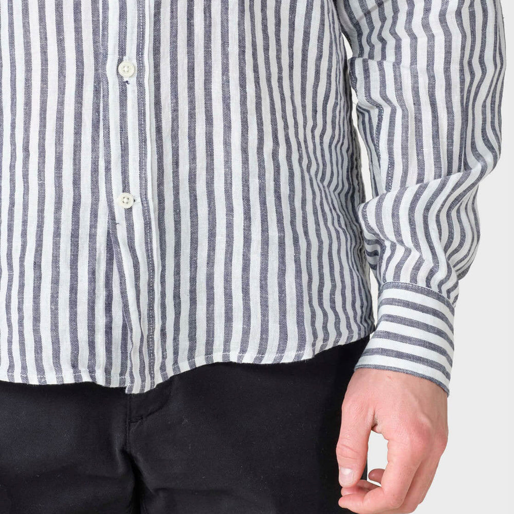 
                      
                        Klitmoller Shirt Dennis Striped white cream/navy
                      
                    