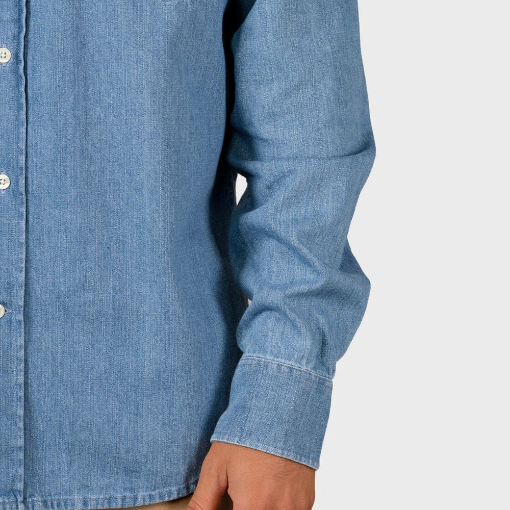 
                      
                        Klitmoller Shirt Jakob blue light stonewash
                      
                    