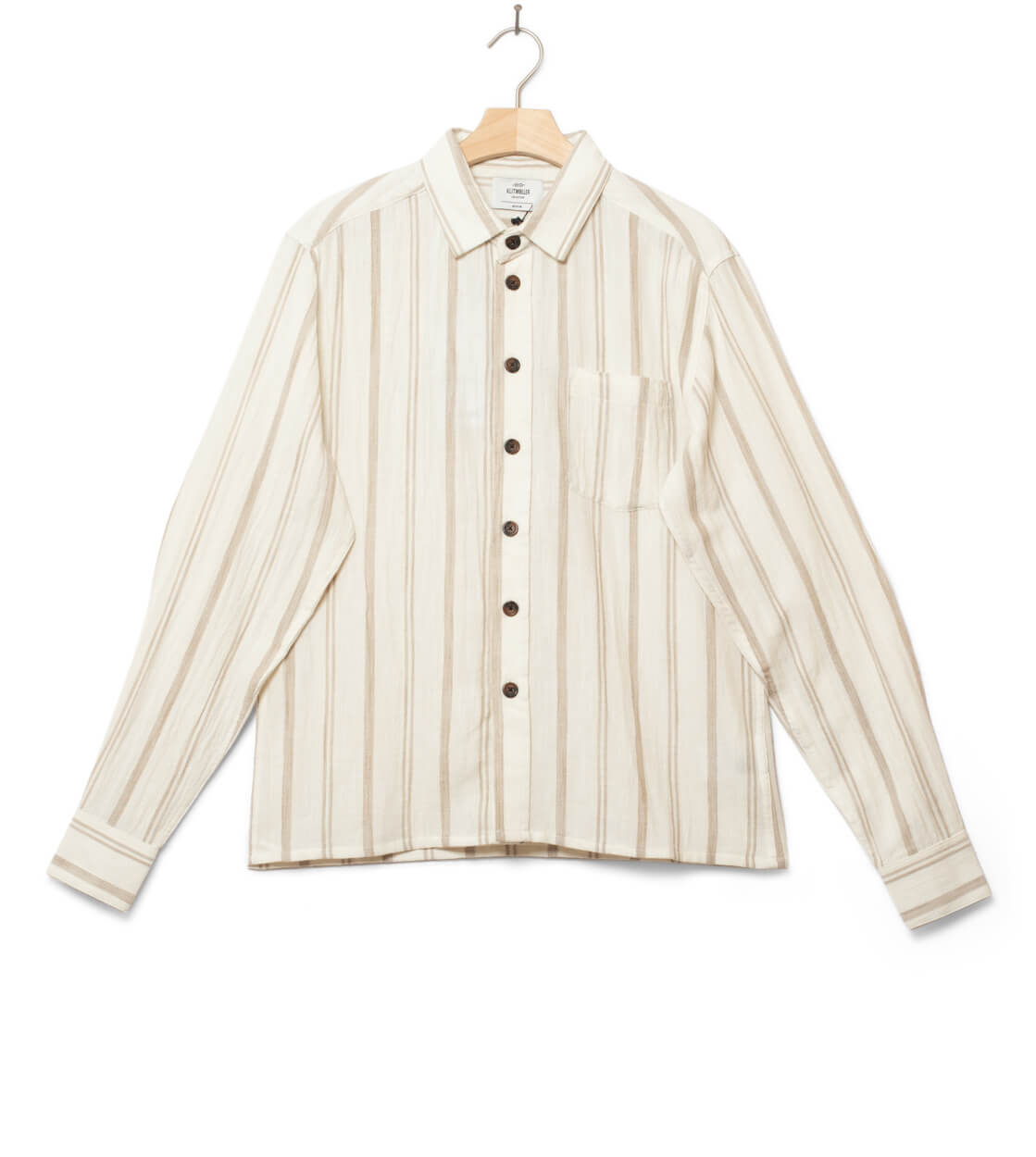 Klitmoller Shirt Per beige white/sand