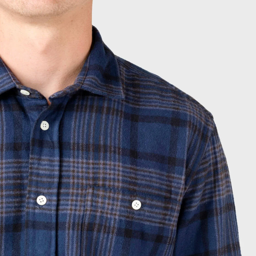 
                      
                        Klitmoller Shirt Rocco blue navy check
                      
                    