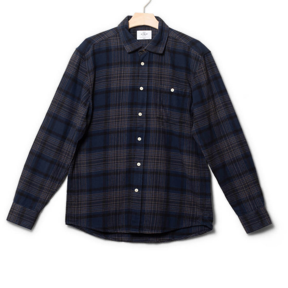 Klitmoller Shirt Rocco blue navy check