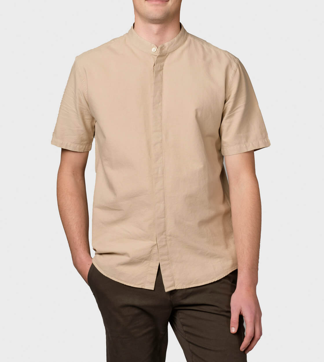 Klitmoller Shirt SS Max beige sand