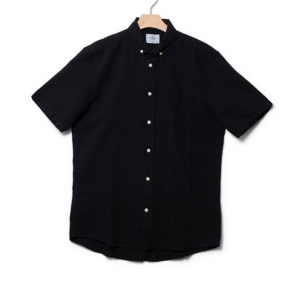 Klitmoller Shirt SS Mikkel Linen black