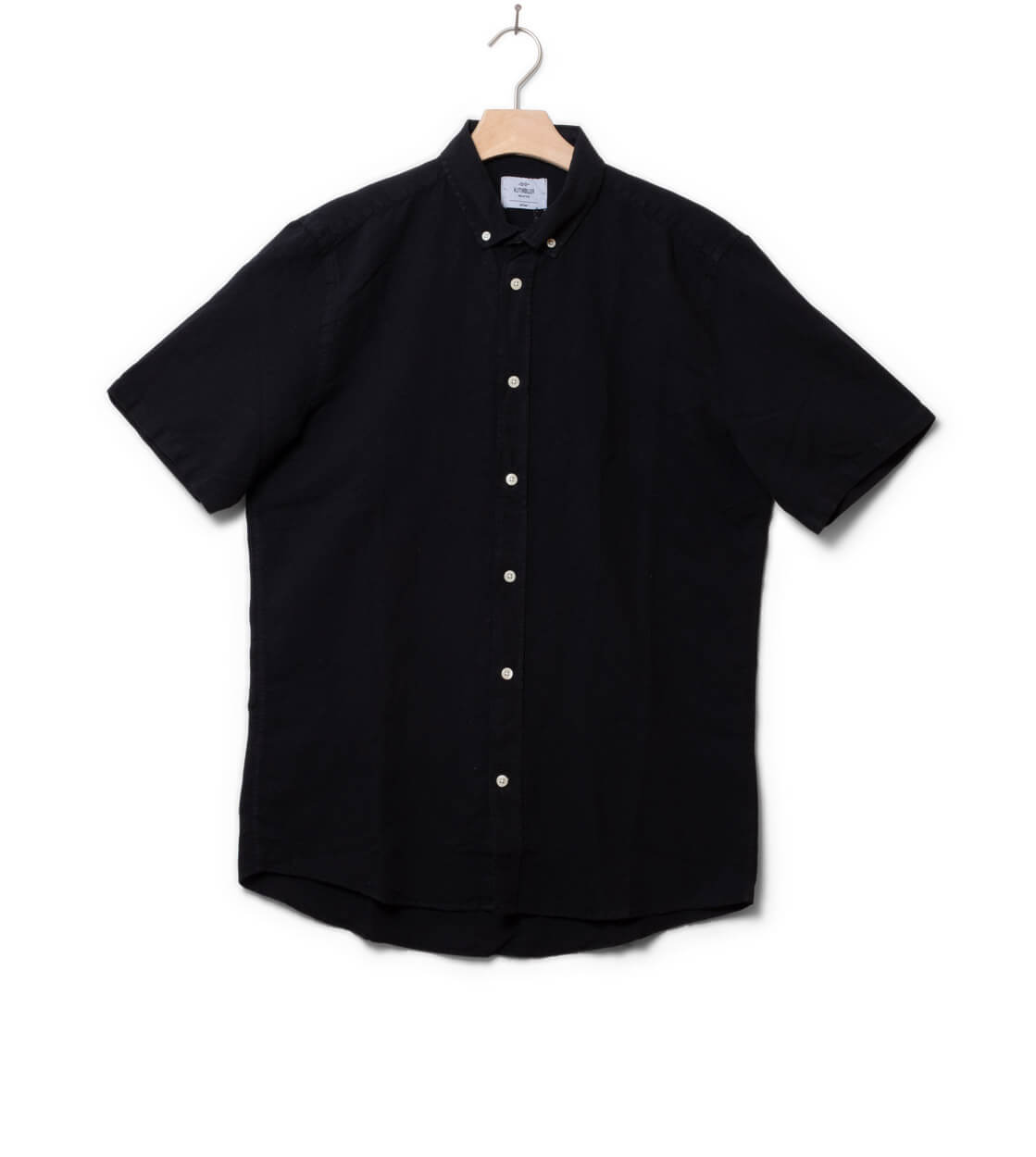 Klitmoller Shirt SS Mikkel Linen black