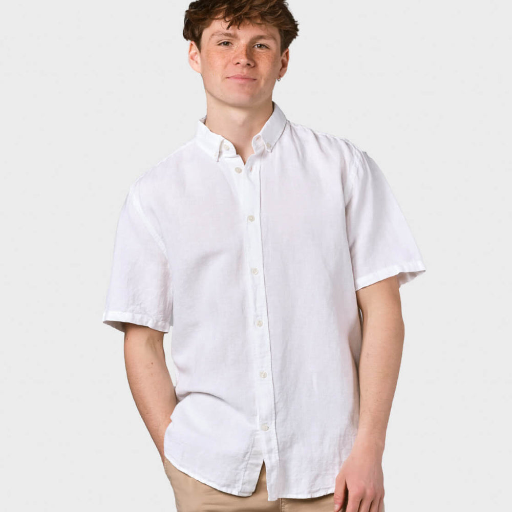 Klitmoller Shirt SS Mikkel Linen white